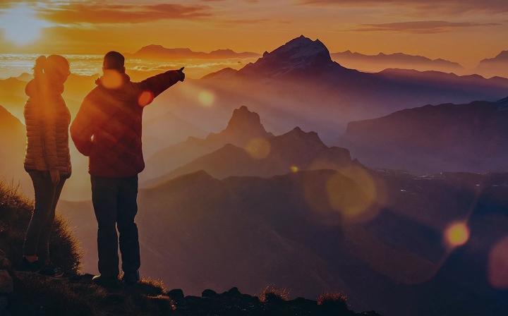 Travel blog hero image featuring scenic destinations